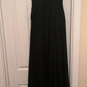 Black nighttime cocktail dress
